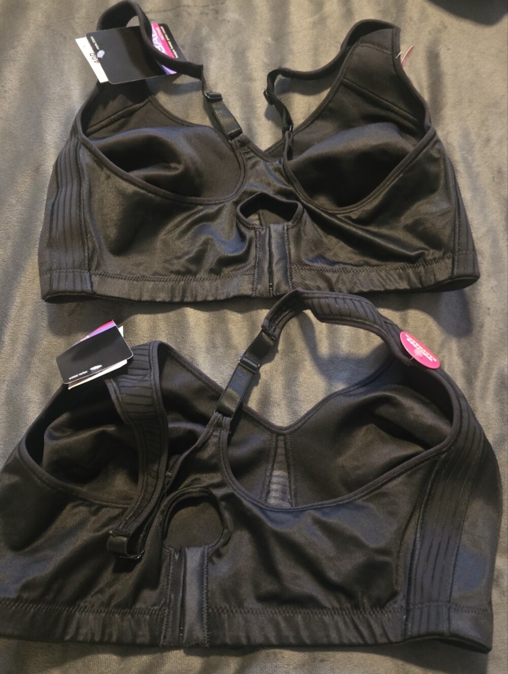 Bondle 2 Bali Comfort Support Wireless Black Sports Bra